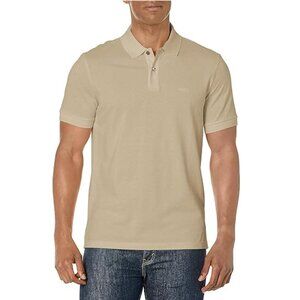 NWT, BOSS Men's Pallas Short Sleeve Pique Polo Shirt, Trout Green, XL